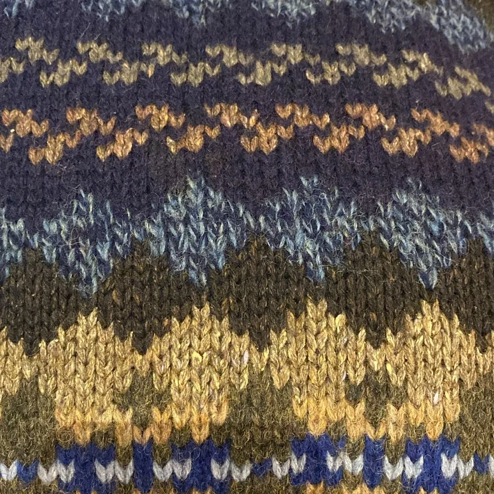 American Eagle Limited Edition Fair Isle Wool Silk Blend Sweater Men’s L